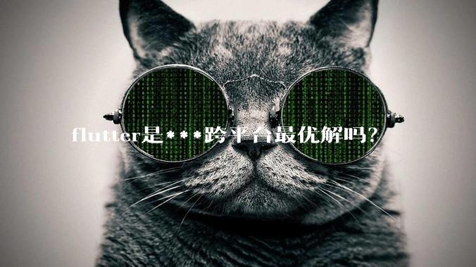 flutter是***跨平台最优解吗？