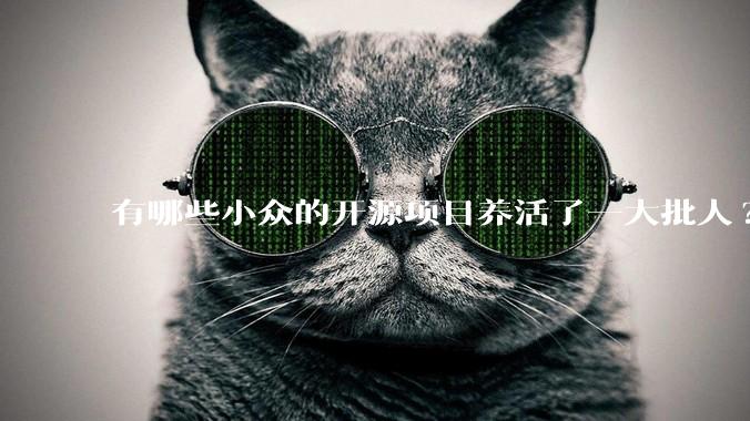 有哪些小众的开源项目养活了一大批人?